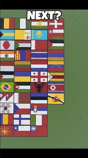 Day 91: Brunei 🇧🇳 Flag | Minecraft