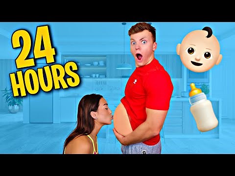 PREGNANT FOR 24 HOURS CHALLENGE! *FUNNY*