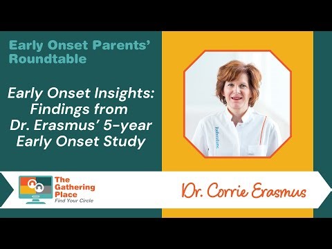 Early Onset Insight: Findings from Dr. Erasmus’ 5yr Early Onset Study - Oct 2025 Parents' Roundtable