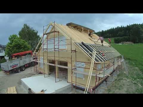 Thoma Holz100 Fertighaus Montage