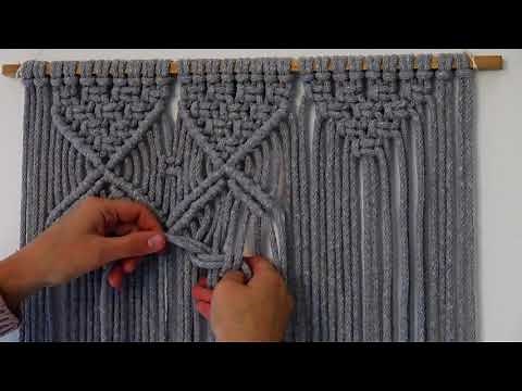🔴 Macrame - makatka - 花边 个别指导 -ZDROJOWA TV - DIY - makrama - tutorial