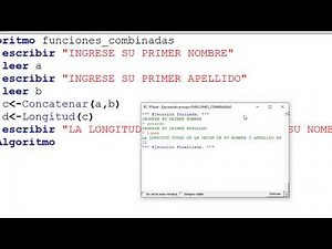 COMBINACIÓN DE FUNCIONES EN PSEINT