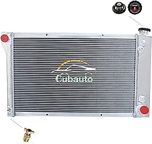 4 Row Radiator for 1967-1972 Chevy Gmc C10 C20 C30 K10 K20 K25 Trucks Blazer Pickup Suburban Van 1968 1969 1970 1971 Crossflow Radiador 67 68 69 70 71 72 Aluminum Radiators