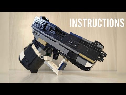 Lego glock 26 (justm) Instructions recreated improved!!