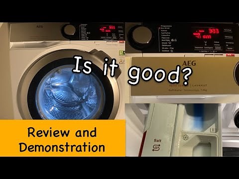 AEG 9000 Series L9FENS96 SoftWater Washing Machine - Review & Demonstration