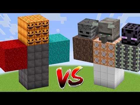 ALPHA MUTANT NETHERITE GOLEM vs All Minecraft Bosses - Minecraft Mob Battle