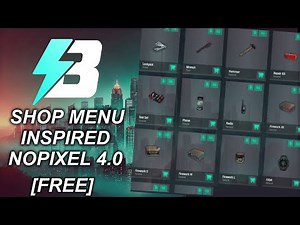 [FREE] Brinley Developpment | NoPixel 4.0 Inspired SHOP SYSTEM