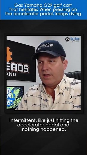Yamaha Cart Hesitates when pressing the pedal | Tips and Tricks | Golf Cart Garage
