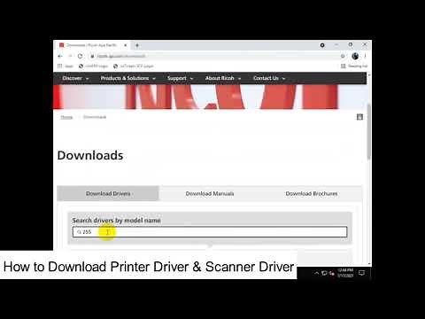 How to Download Ricoh MP 2555/3055/4055/5055/6055 Printer Driver & Scanner Driver