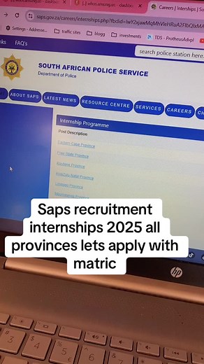 SAPS Internships 2025: Apply Now for All Provinces