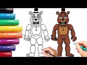 How to Draw Toy Freddy- FNAF 2- Video Lesson