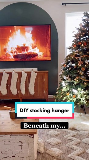 DIY Stocking Hanger: No Fireplace? No Problem!