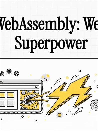 🚀 WebAssembly (WASM) in One Minute 🌐 The web is no longer just HTML and JavaScript. WebAssembly (WASM) lets code run inside the browser at near-native speed ⚡ securely and efficiently. 🧩 With a stack-based engine, linear memory, and a secure sandbox, WASM is built for performance. 🛠️ Languages like C, Rust, and Go can be compiled to WASM, making heavy tasks like cryptography 🔐, image & video processing 🎨🎥, and games 🎮 run smoothly in the browser. 🤝 JavaScript WASM = power combo JS handl