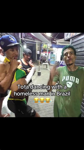 Tota's Heartwarming Dance with a Homeless Man in Brazil