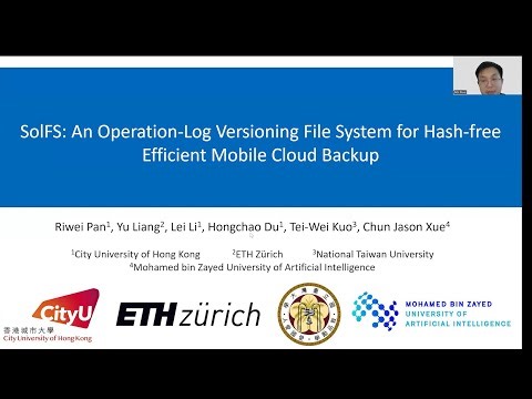 USENIX ATC '25 - SolFS: An Operation-Log Versioning File System for Hash-free Efficient Mobile...