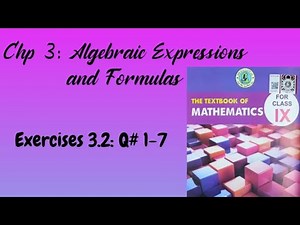 Exercise 3.2: Q# 1-7, Mathematics Class 9| STBB|