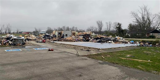 'Our building is gone but our church is not:' Indiana church leveled by EF-3 tornado