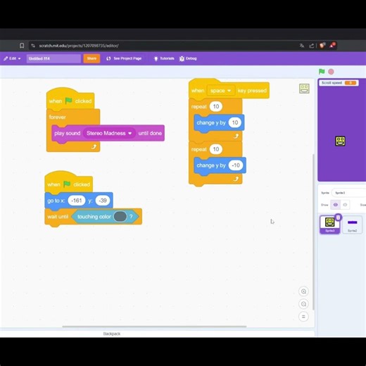 Geometry Dash Tutorial Pt2 Cont.-- voiceover by @shinobuva #shorts #voiceover #coding #code