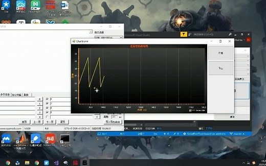 C#实现的串口助手和串口数据曲线图显示（lightningchart&winform）