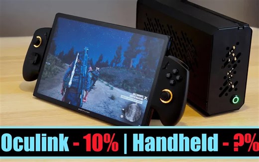 【别急着买外置显卡！】实测eGPU性能损耗远超想象，便携设备外接显卡还值得吗？