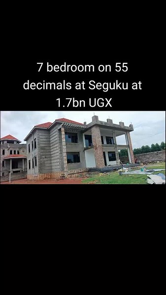 7 bedroom house at Seguku on 55 decimals titled plot. Call or Whatsapp: 0705113488 #seguku