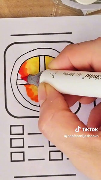 How tocolor stained glass with ohuhu alcohol markers🎨 Here's one tutorial of the many ways to create stained glass. I hope you like it!😉🥰 This page is part of *Coloring* my practice workbook which made it so easy for me to show you the colors I used and my technique! #stainedglass #coloringtutorial #colouringtutorial #tutorials #howtodraw #soniaarnijasbooks #reeloftheday #ohuhuart #coloringworkbook #amazoncoloringbooks #coloringforbeginners #coloringforfun