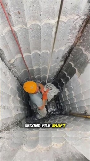 How Engineers Dig Perfectly Deep Holes Without Collapse #viral #trending