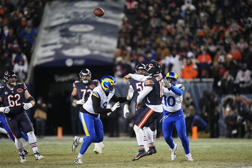 Watch: Caleb Williams throws stunning last-second touchdown pass to force Bears-Rams game into overtime