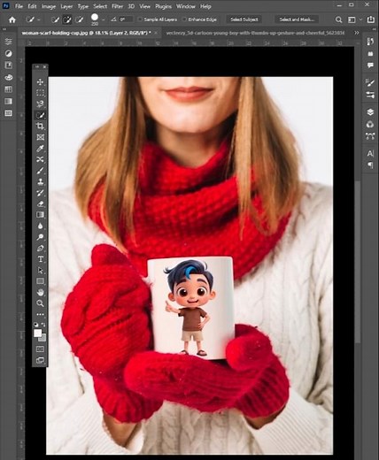 Easy Mug Mockup in Photoshop | Photoshop Tutorial