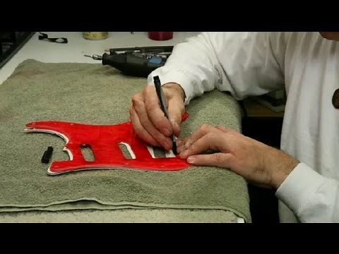 How to Cut a Guitar's Pickguard : Guitar Building & Repair