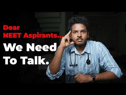 An Honest Comversation For NEET Aspirants | Dr. Anuj Pachhel