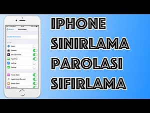 Iphone Sınırlama Şifresi Kırma