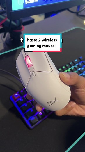 lovin the pulsefire haste 2 wireless’ smooth sleek design 👌😩 #pulsefirehaste #wirelessmouse #gamingmouse