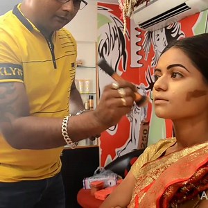 Making A Beautiful n Gorgious Bridal Makeup. | Aman's Makeover Studio & Academy