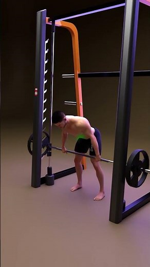 Smith Machine Row (Perfect Form for Back Growth)