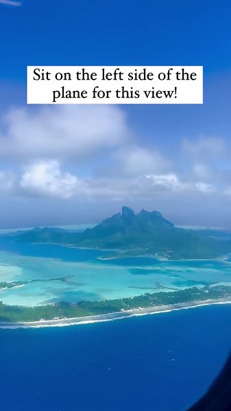 Catch This Stunning Window Seat View Flying Into Bora Bora