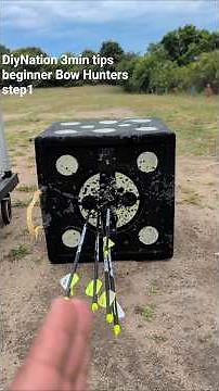 3min tips for the beginner Bow hunter sighting in your sight.