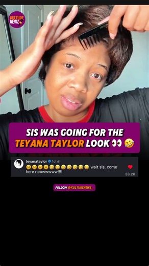 Kulture Newz on Instagram: "🤣 @lovechanellenje was going for @teyanataylor but got Jimmy Neutron instead 😩"