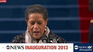 Myrlie Evers-Williams Delivers Inaugural Prayer