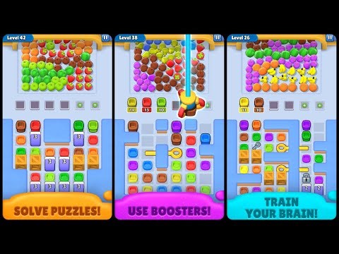 Fruit Sort Juice Puzzle Mobile Game | Gameplay Android