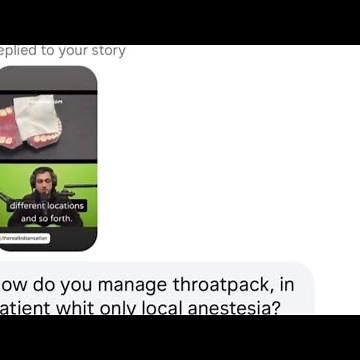 How I place a Throatpack Before Every Tooth Extraction