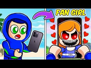 CRAZY FAN GIRL Is STALKING Me On ROBLOX SNAPCHAT 😱
