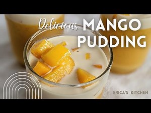 How to make Mango Pudding | Filipino Dessert | Mango Pudding Easy Recipe | Maria Erica's Kitchen