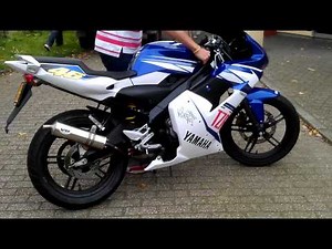Yamaha tzr 50 Rossi sound Leovince V6 HD!
