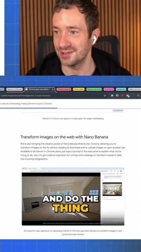 Gemini Inside Chrome: AI Takes Over Your Browser! #shorts