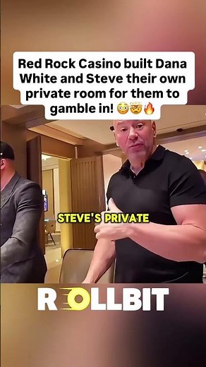 Dana White Has His Own Private Room At The Casino! #danawhite #casino #lasvegas #blackjack