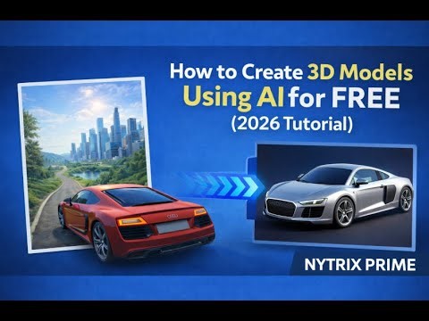 How to Make a 3D Model for FREE in 2026 | AI Model Generator Tutorial for Roblox Studio