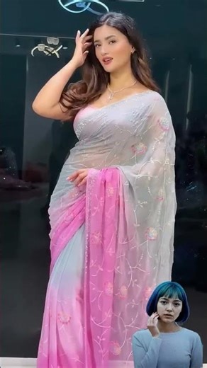 Latest Designer Partywear Saree ✨ Unique Fancy Look | Trending Fashion Short