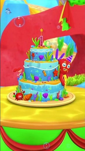 Baby Birthday Shark Song #nurseryrhymes #sharksong #shorts