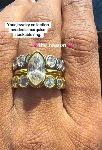 @Prome Jewelry US Stackable Rings | Marquise Ring ✨ The geometric ring stack from PROME Jewelry is on sale right now. This marquise style is one of several beautiful designs in the collection, making it easy to stack or wear on its own. 6/28/2026 #stackablerings #ringstack #fashionjewelry #marquise #DealsForYouDays Prices, discounts, shipping, and availability may change at any time. Please check the product listing for the most current details.